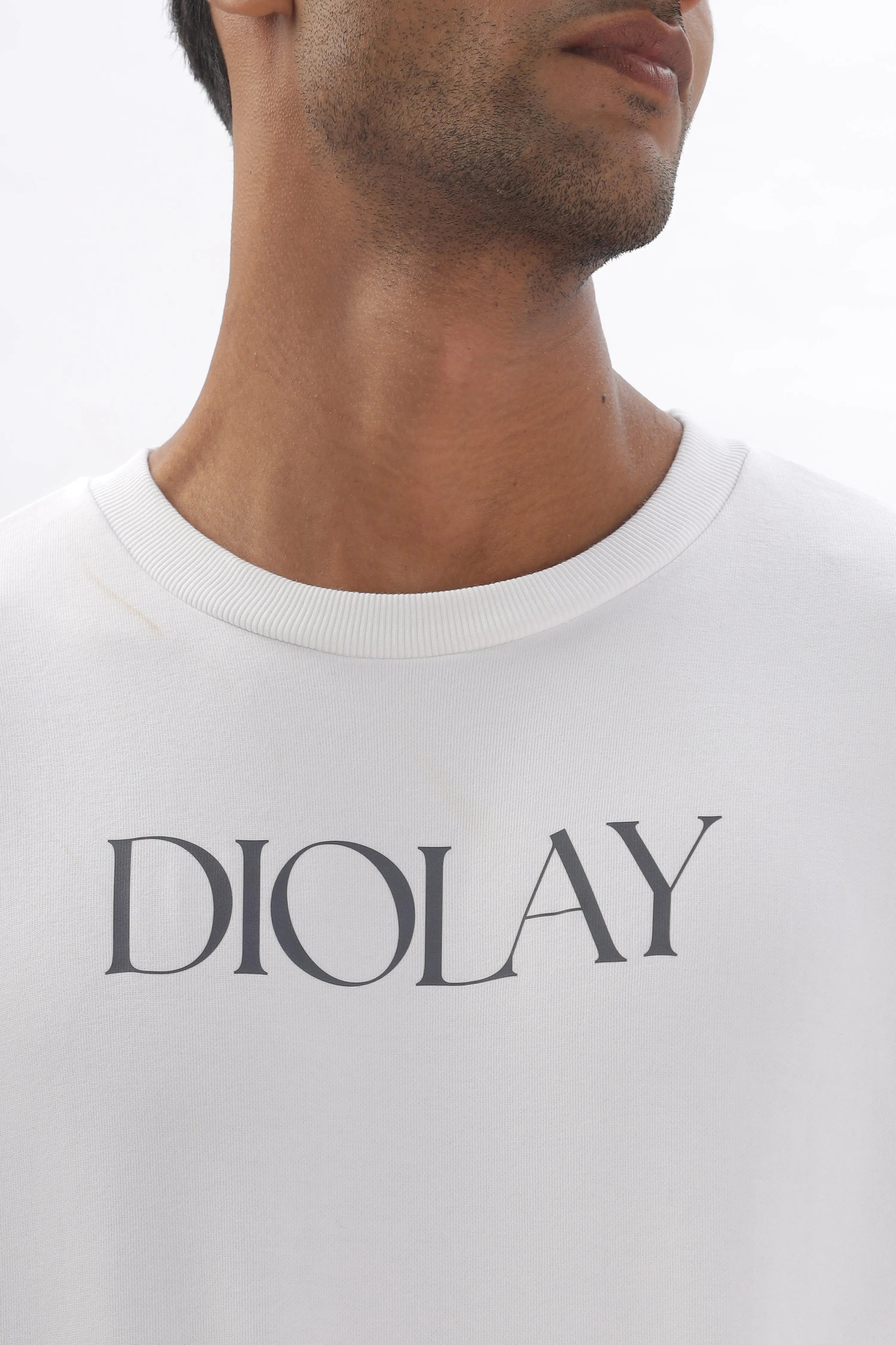 Dragon Flora Oversized White T-Shirt - Diolay