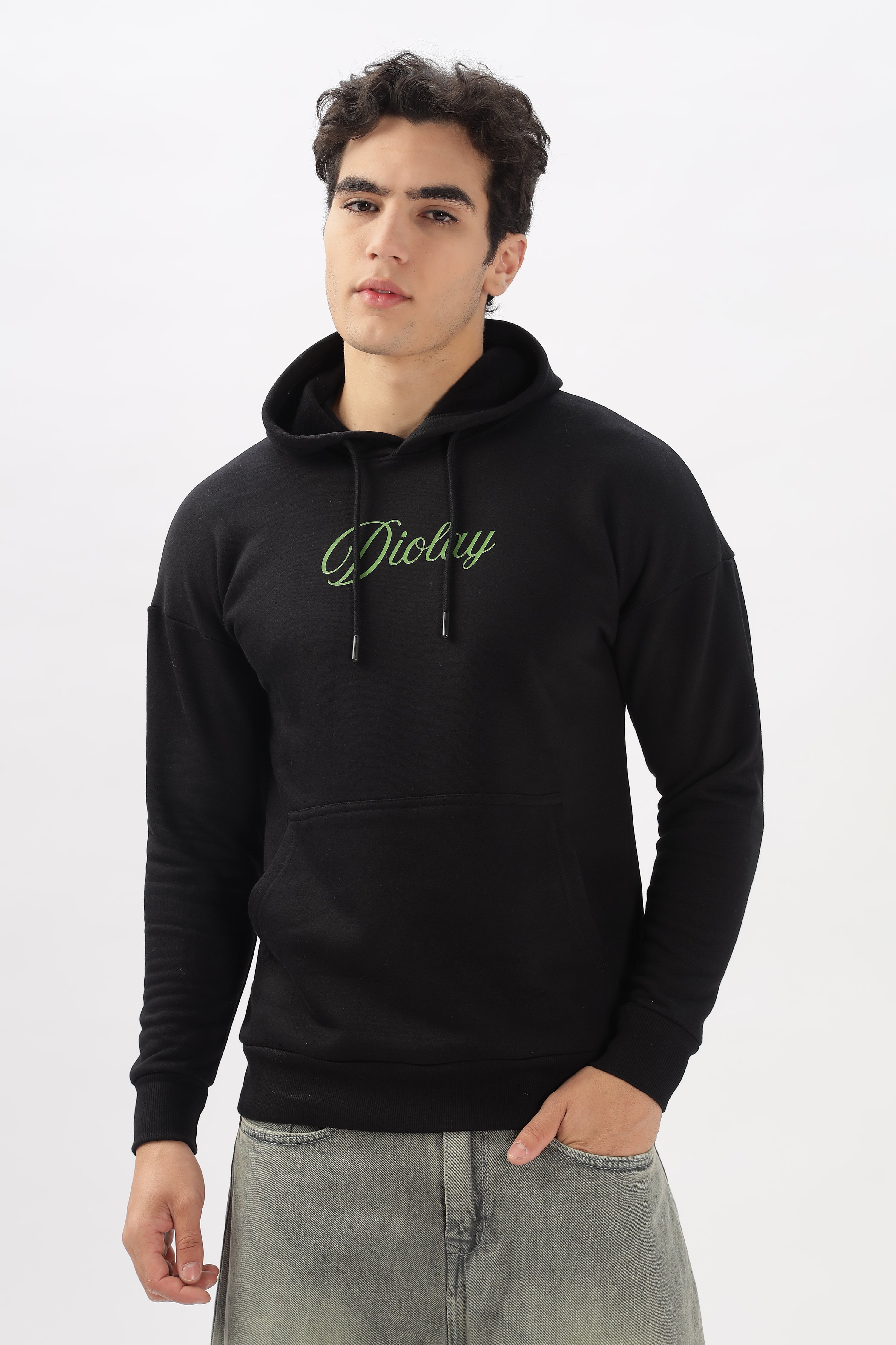 Radiate Love Oversized Black Hoodie